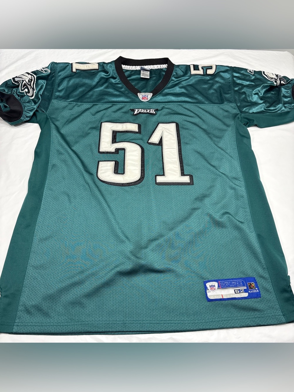Takeo Spikes #51 Philadelphia Eagles Jersey NFL Football Reebok Mens 52 XXL